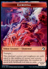 Clue // Elemental Double-Sided Token [Innistrad: Midnight Hunt Tokens] | Gamers Paradise