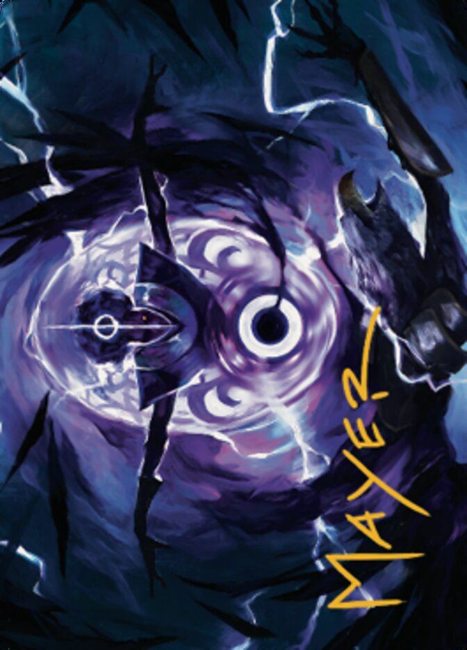 Rona's Vortex Art Card (Gold-Stamped Signature) [Dominaria United Art Series] | Gamers Paradise