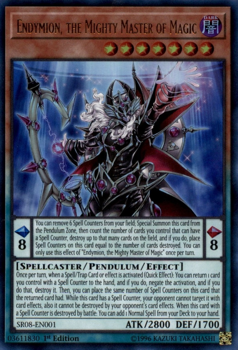 Endymion, the Mighty Master of Magic [SR08-EN001] Ultra Rare | Gamers Paradise