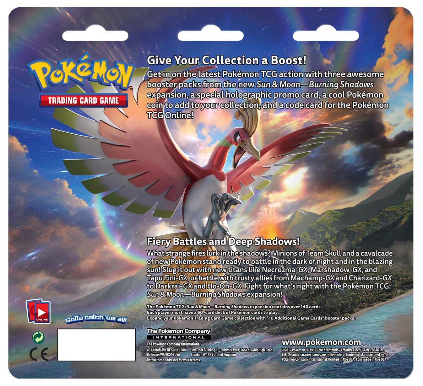 Sun & Moon: Burning Shadows - 3-Pack Blister (Alolan Meowth) | Gamers Paradise