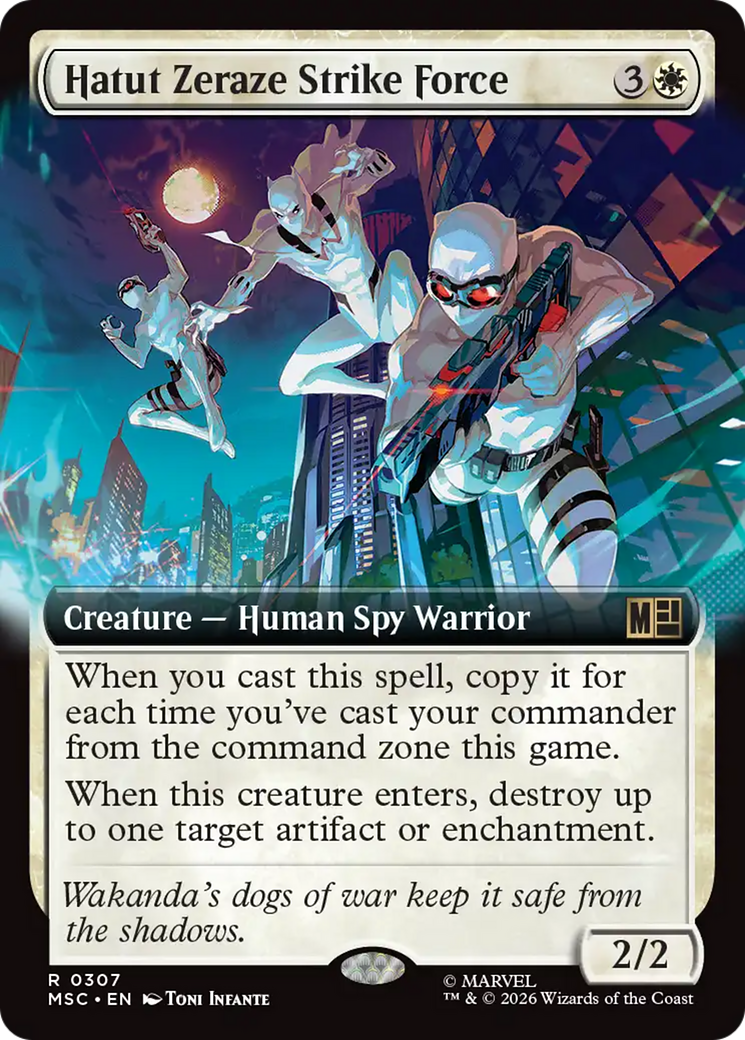 Hatut Zeraze Strike Force (Extended Art) [Marvel Super Heroes Commander] | Gamers Paradise