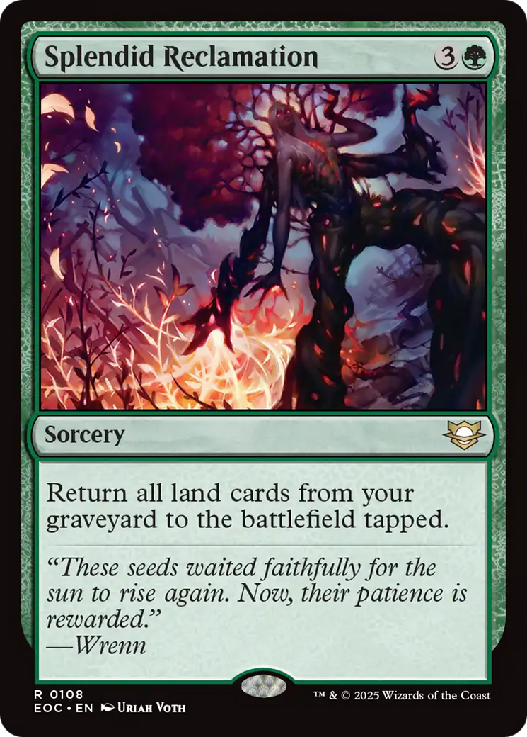 Splendid Reclamation [Edge of Eternities Commander] | Gamers Paradise
