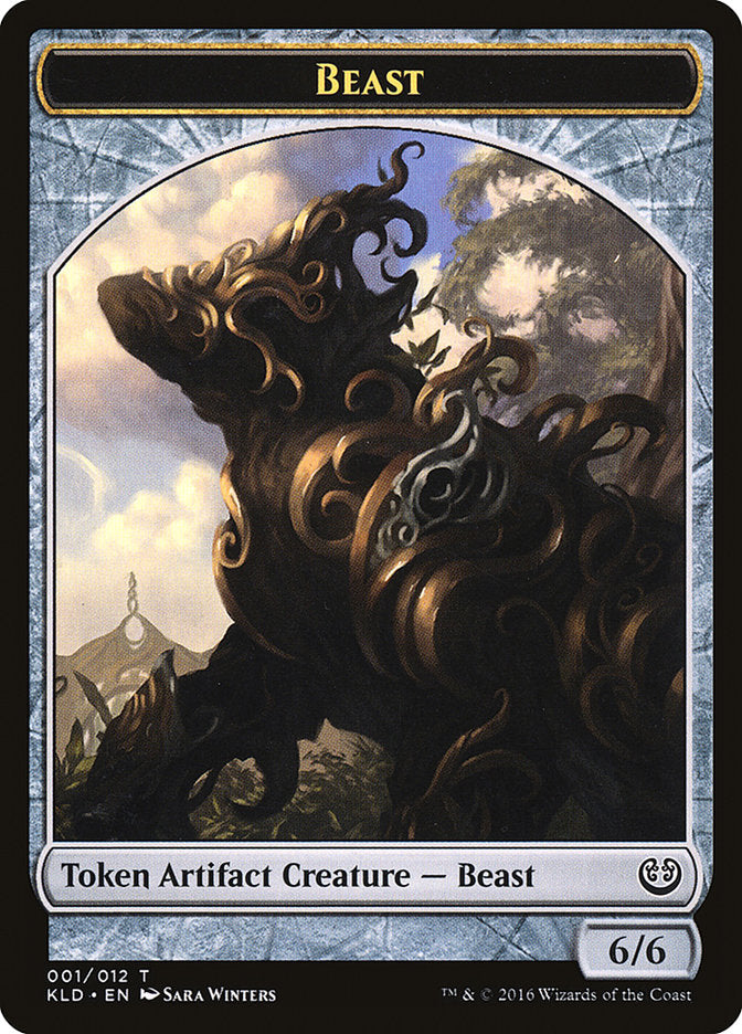 Beast Token [Kaladesh Tokens] | Gamers Paradise