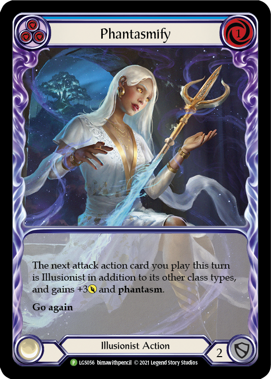 Phantasmify (Blue) [LGS056] (Promo)  Rainbow Foil | Gamers Paradise