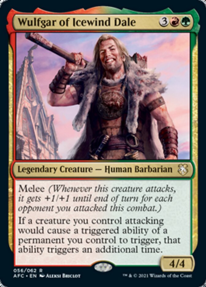 Wulfgar of Icewind Dale [Dungeons & Dragons: Adventures in the Forgotten Realms Commander] | Gamers Paradise