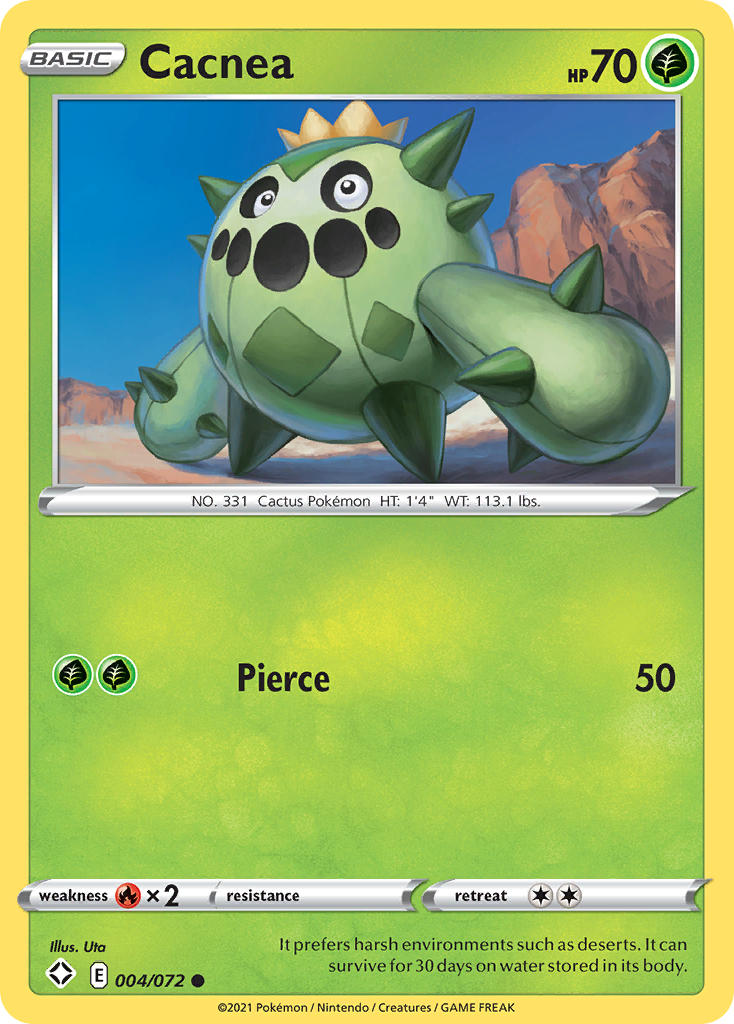 Cacnea (004/072) [Sword & Shield: Shining Fates] | Gamers Paradise