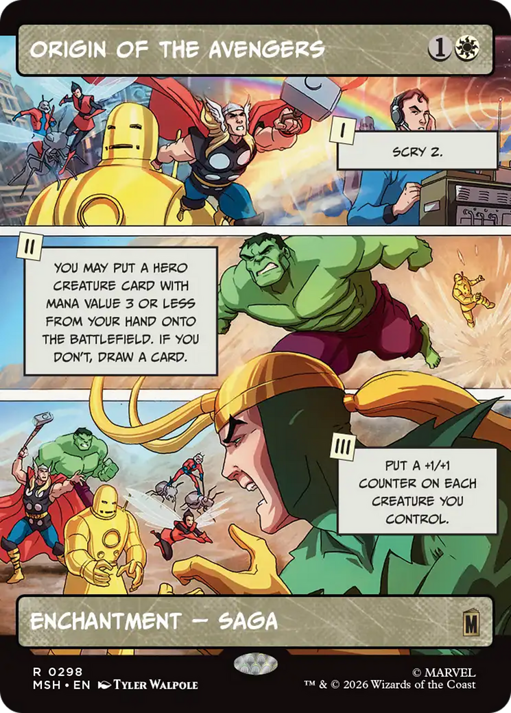 Origin of the Avengers (Borderless) [Marvel Super Heroes] | Gamers Paradise
