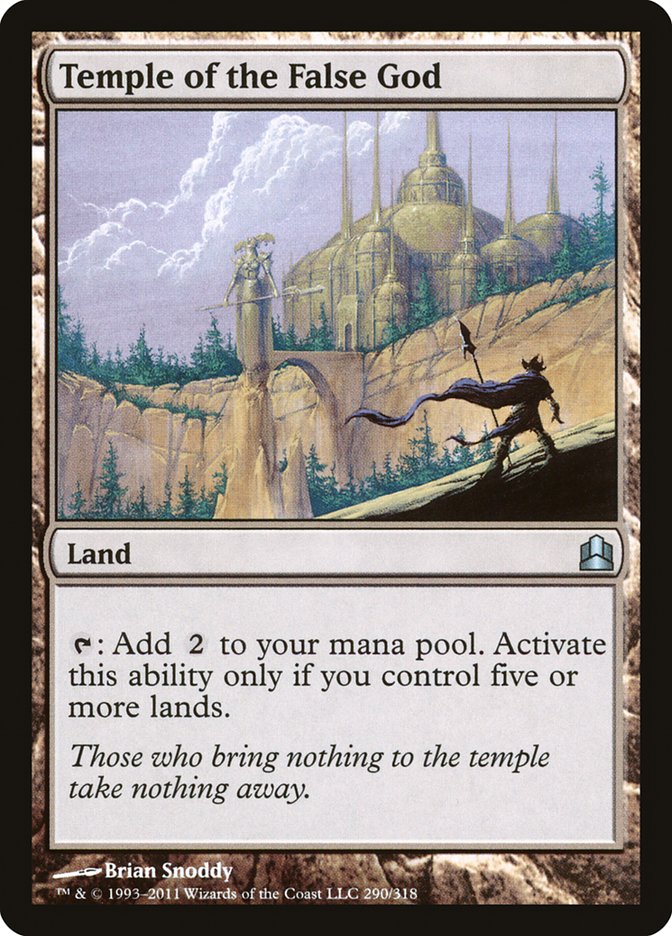 Temple of the False God [Commander 2011] | Gamers Paradise