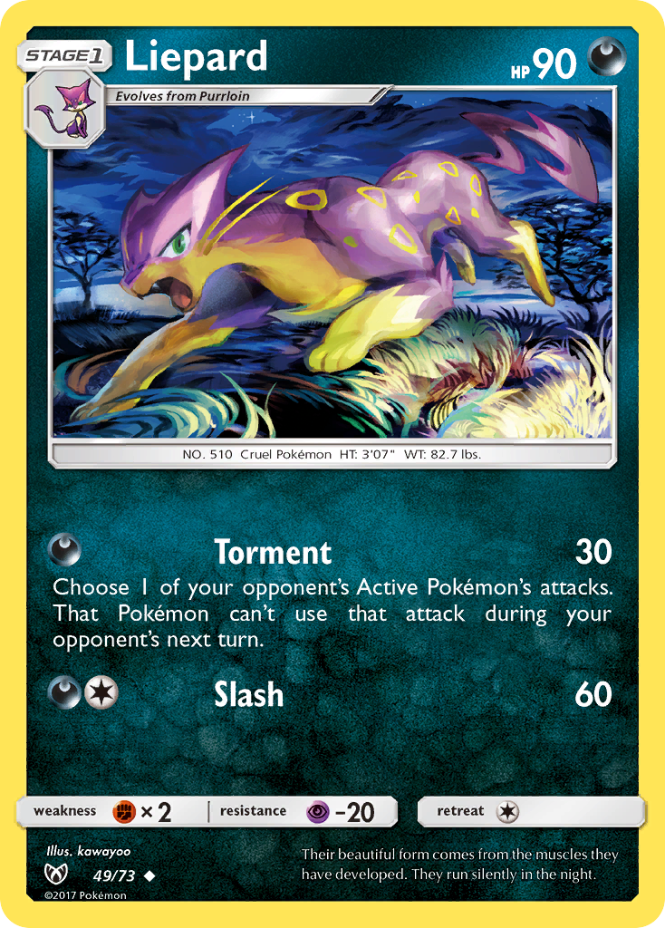 Liepard (49/73) [Sun & Moon: Shining Legends] | Gamers Paradise