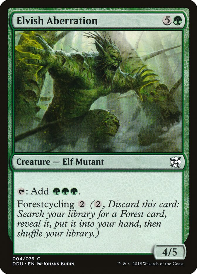 Elvish Aberration [Duel Decks: Elves vs. Inventors] | Gamers Paradise