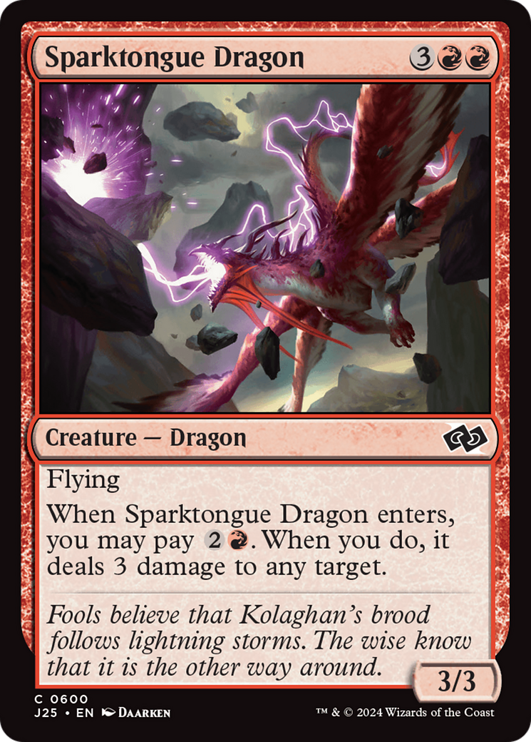 Sparktongue Dragon [Foundations Jumpstart] | Gamers Paradise