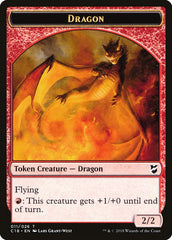 Dragon Egg // Dragon Double-Sided Token [Commander 2018 Tokens] | Gamers Paradise