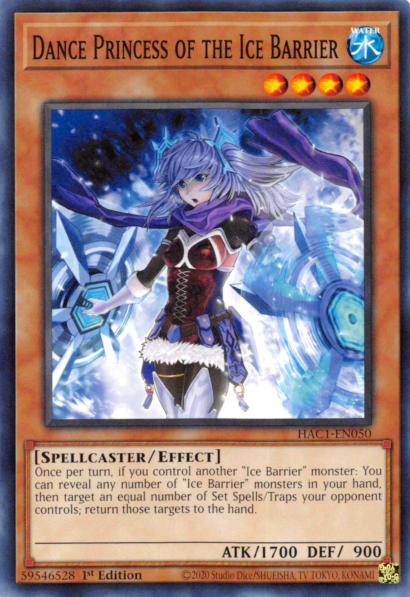 Dance Princess of the Ice Barrier [HAC1-EN050] Common | Gamers Paradise