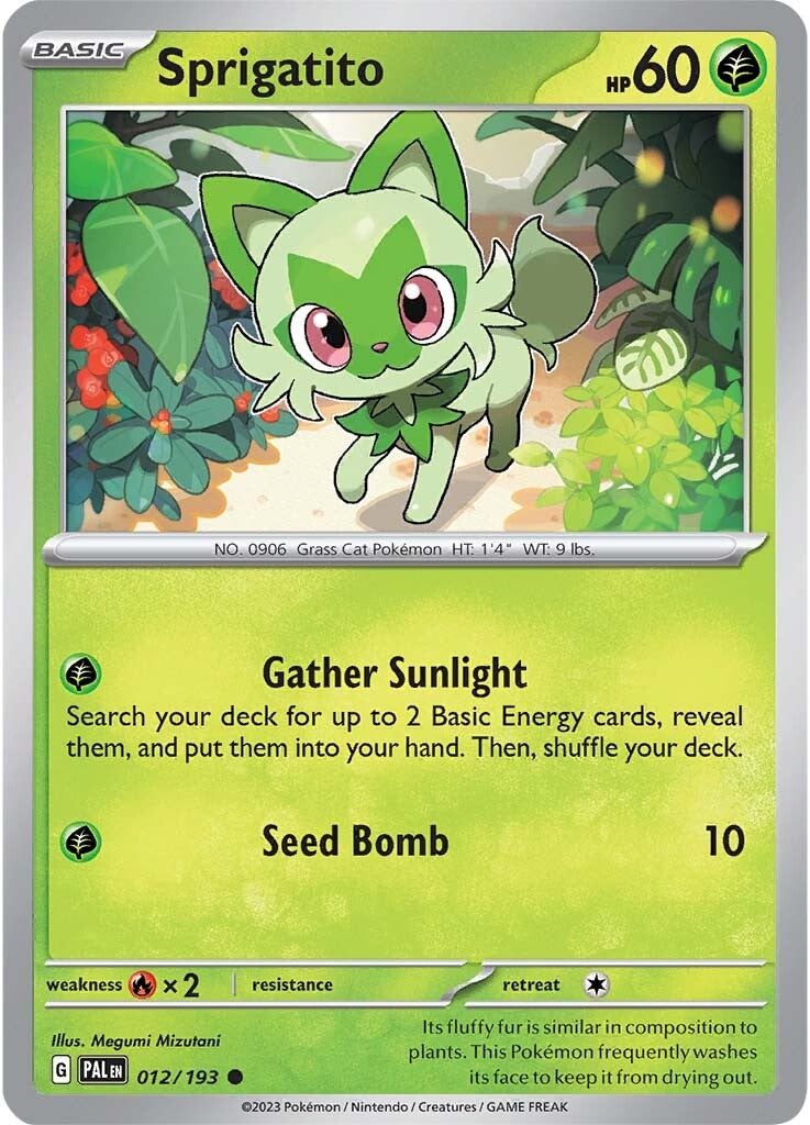 Sprigatito (012/193) [Scarlet & Violet: Paldea Evolved] | Gamers Paradise