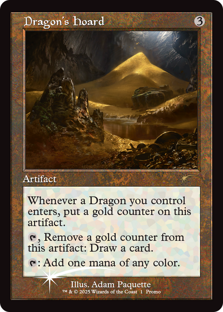 Dragon's Hoard (Retro Frame) [Wizards Play Network 2025] | Gamers Paradise