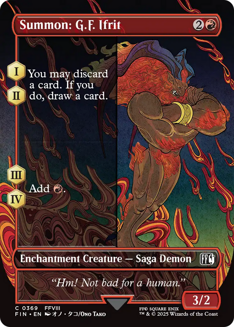 Summon: G.F. Ifrit (Borderless) [FINAL FANTASY] | Gamers Paradise