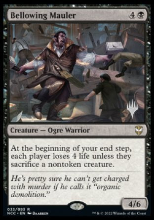 Bellowing Mauler (Promo Pack) [Streets of New Capenna Commander Promos] | Gamers Paradise