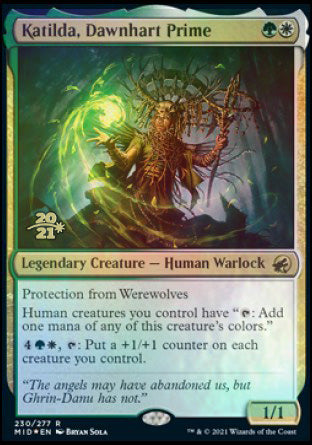 Katilda, Dawnhart Prime [Innistrad: Midnight Hunt Prerelease Promos] | Gamers Paradise