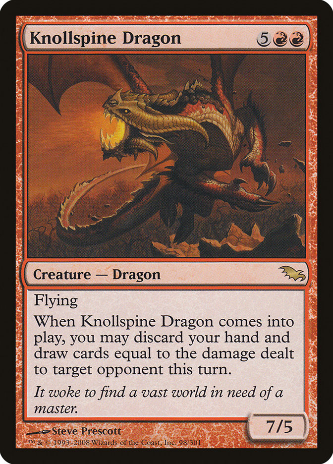 Knollspine Dragon [Shadowmoor] | Gamers Paradise