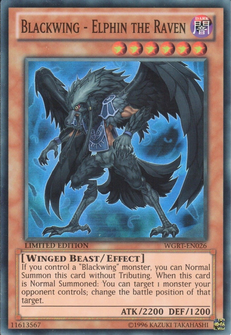 Blackwing - Elphin the Raven [WGRT-EN026] Super Rare | Gamers Paradise