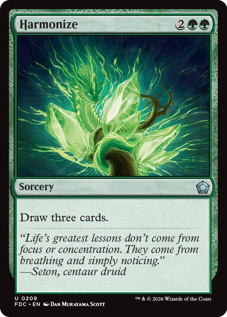 Harmonize [Foundations Commander] | Gamers Paradise