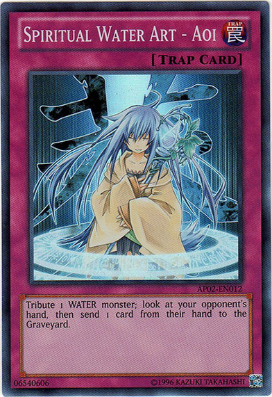 Spiritual Water Art - Aoi [AP02-EN012] Super Rare | Gamers Paradise