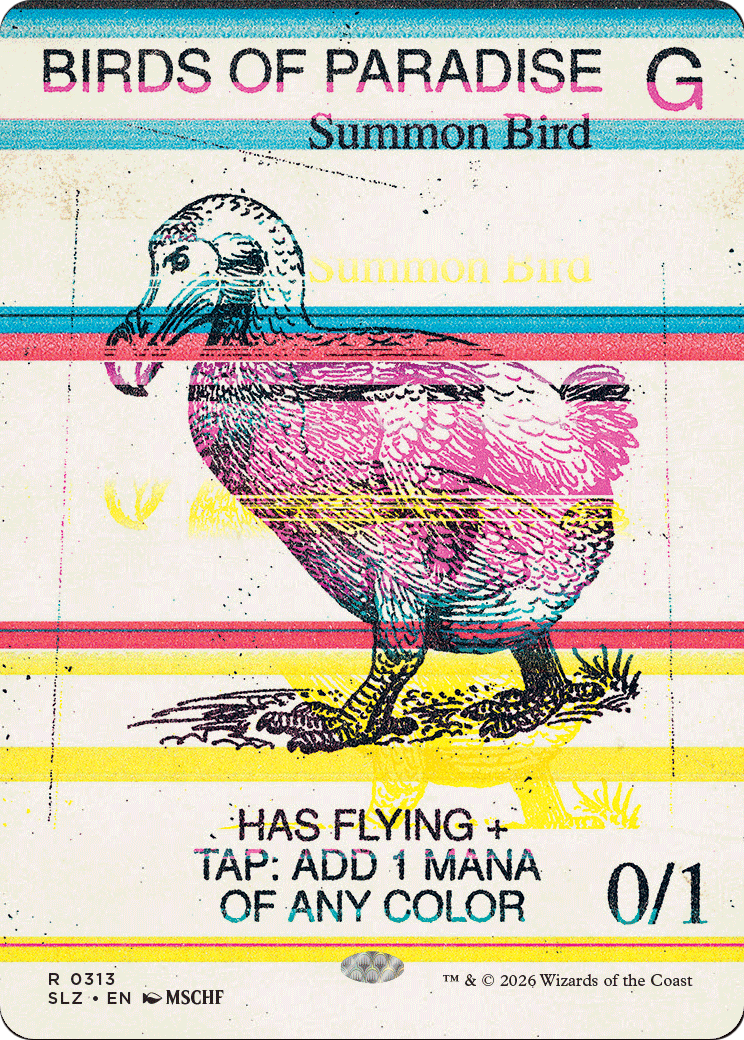 Birds of Paradise (0313) [Secret Lair x MSCHF: The Zeta Set] | Gamers Paradise
