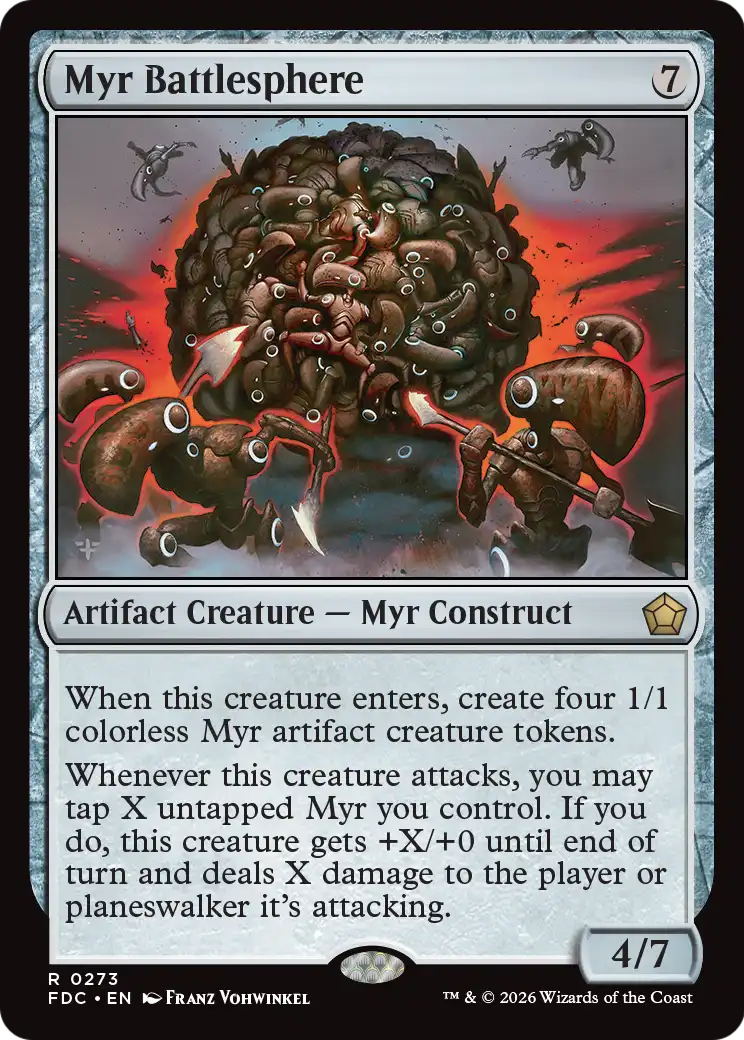 Myr Battlesphere [Foundations Commander] | Gamers Paradise