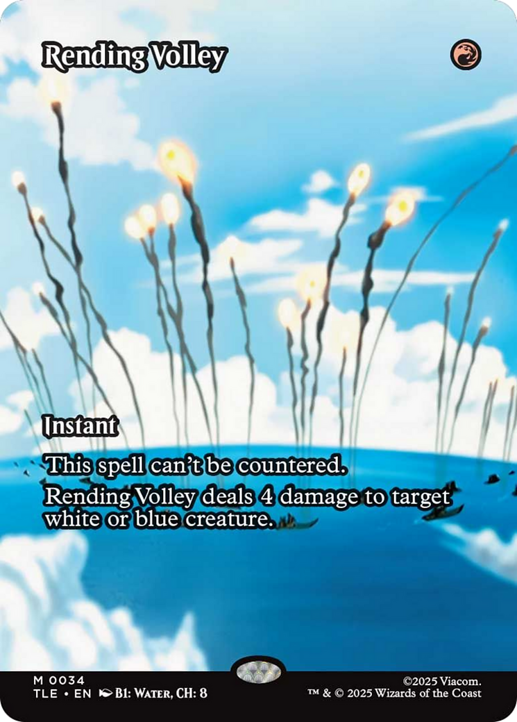Rending Volley (Borderless) [Avatar: The Last Airbender: Eternal-Legal] | Gamers Paradise