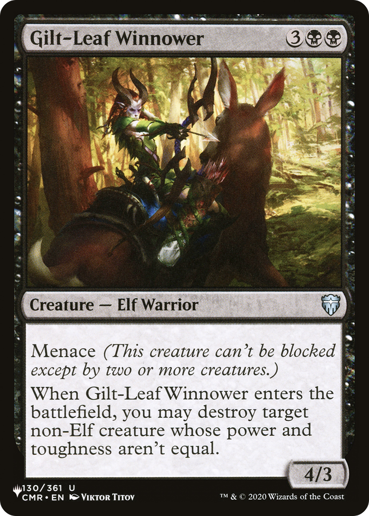 Gilt-Leaf Winnower [The List Reprints] | Gamers Paradise