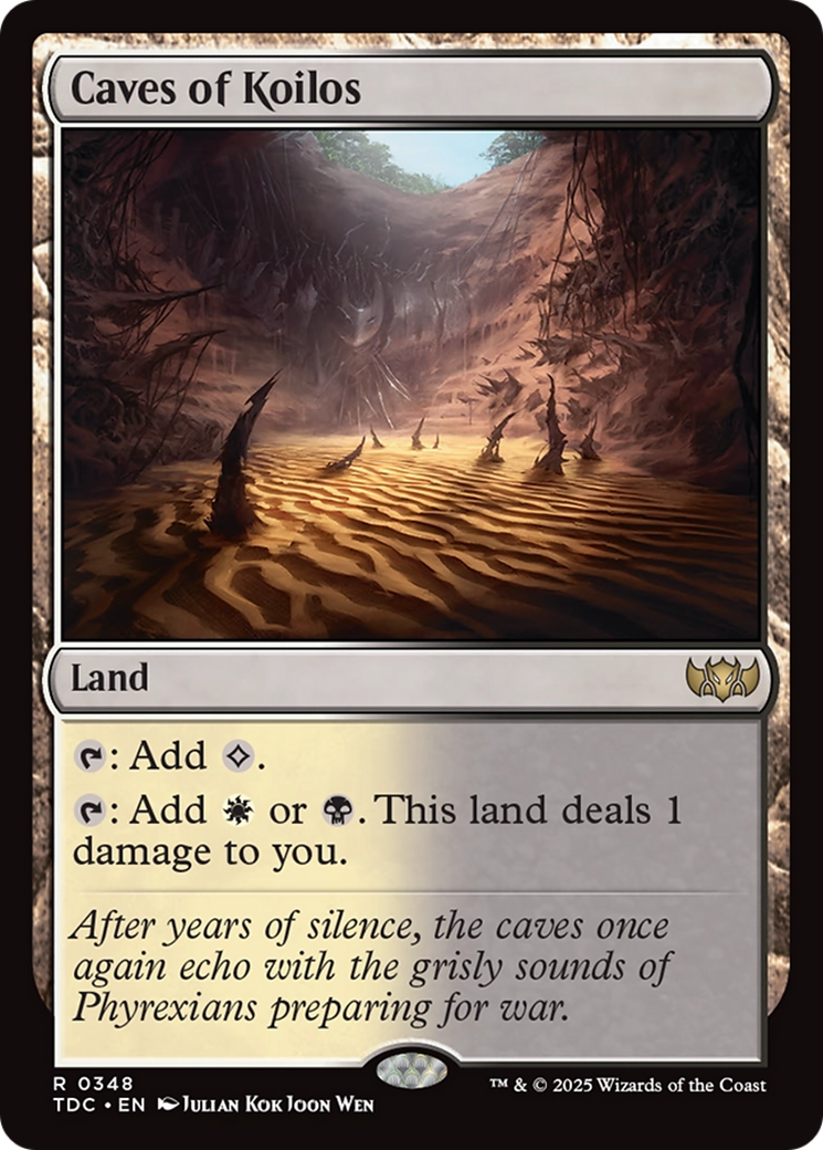 Caves of Koilos [Tarkir: Dragonstorm Commander] | Gamers Paradise