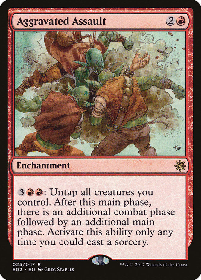 Aggravated Assault [Explorers of Ixalan] | Gamers Paradise