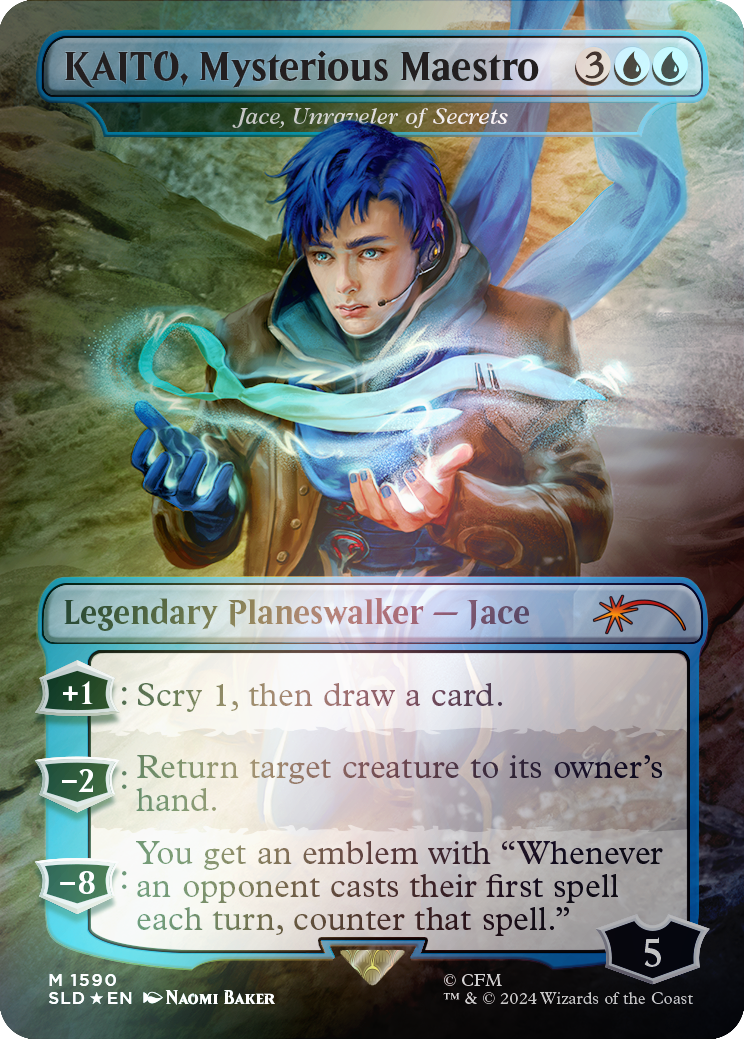 KAITO, Mysterious Maestro - Jace, Unraveler of Secrets (Rainbow Foil) [Secret Lair Drop Series] | Gamers Paradise