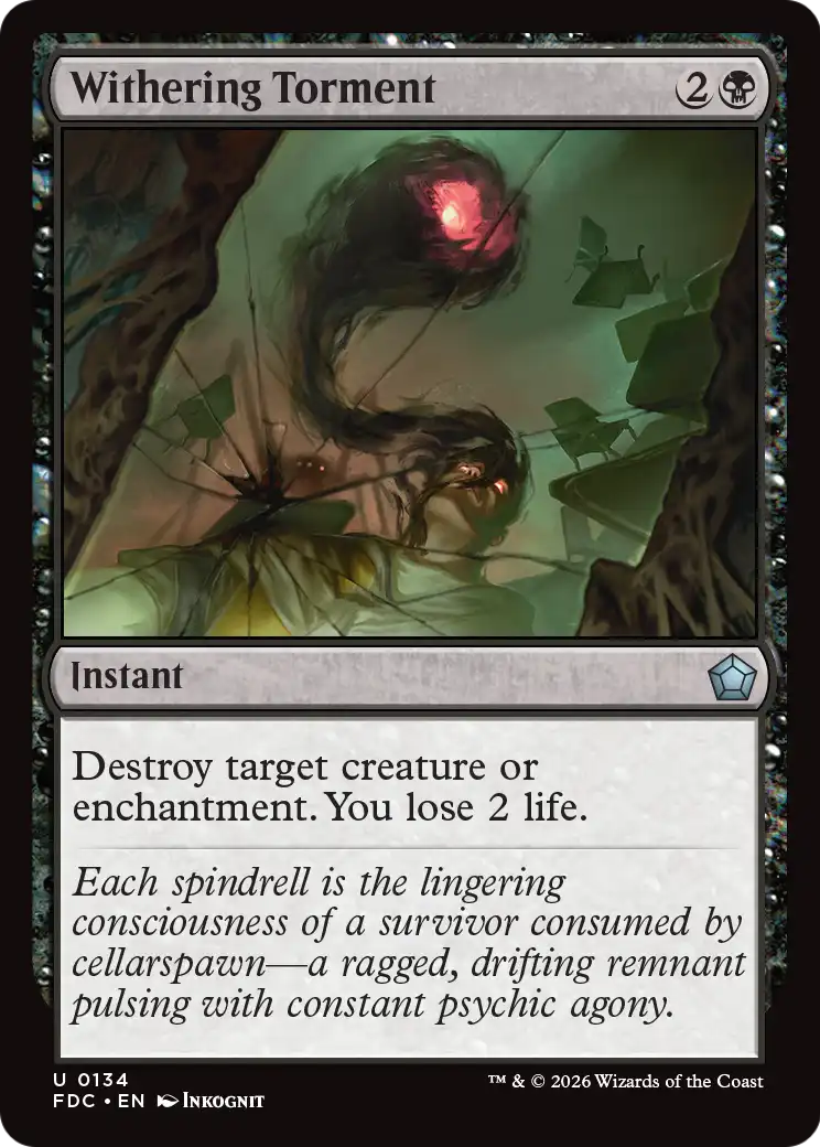 Withering Torment [Foundations Commander] | Gamers Paradise
