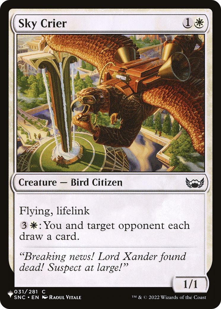 Sky Crier [The List Reprints] | Gamers Paradise