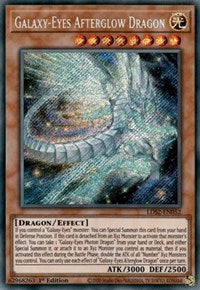 Galaxy-Eyes Afterglow Dragon [LDS2-EN052] Secret Rare | Gamers Paradise