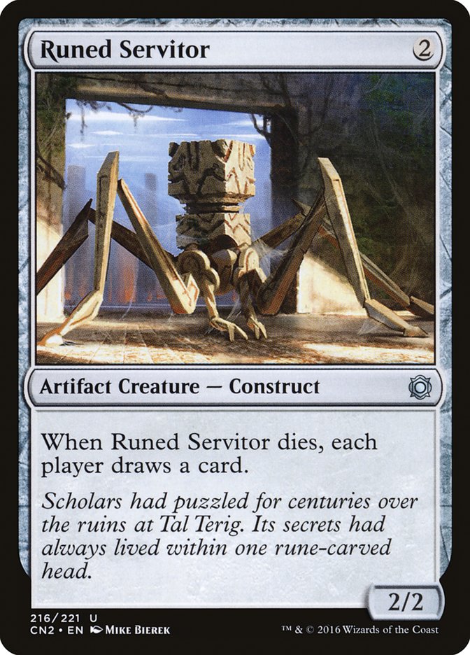 Runed Servitor [Conspiracy: Take the Crown] | Gamers Paradise