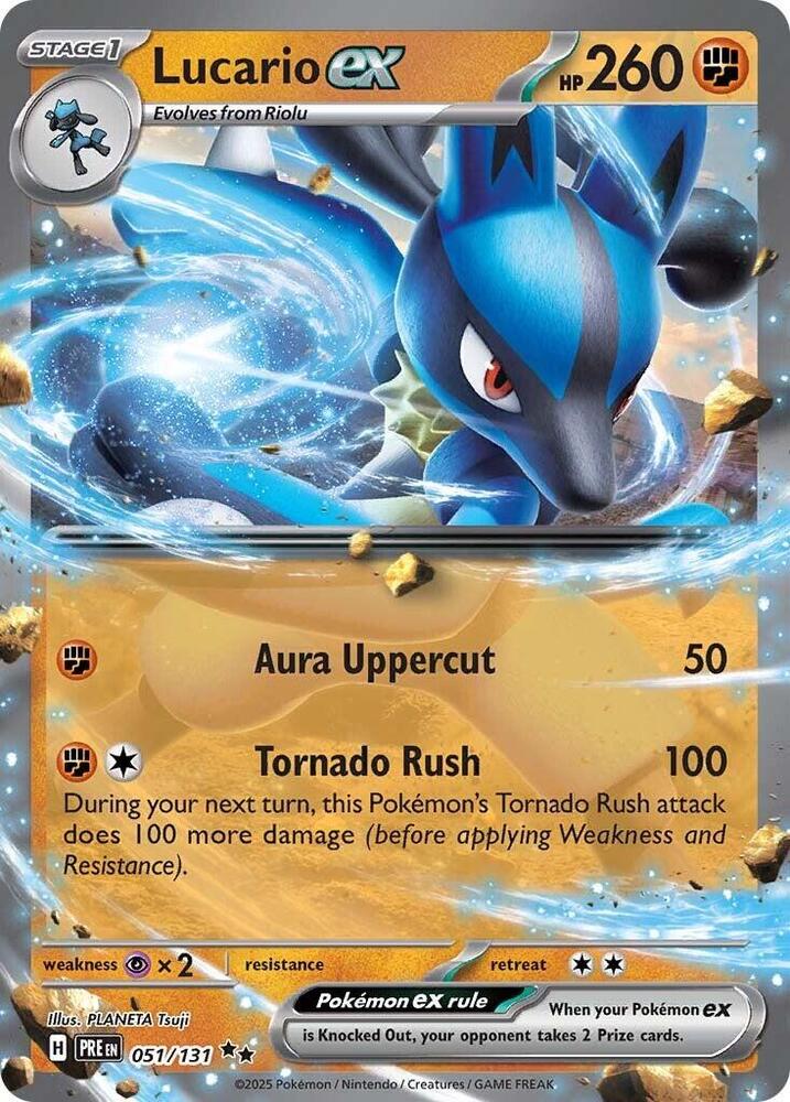 Lucario ex (051/131) [Scarlet & Violet: Prismatic Evolutions] | Gamers Paradise