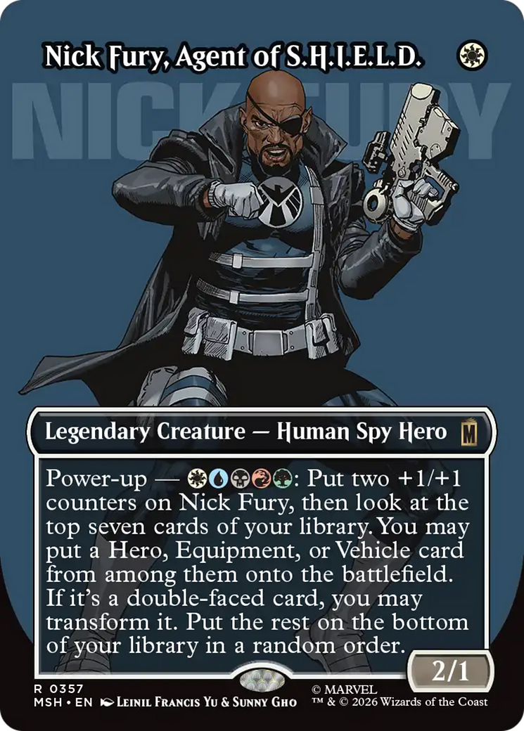 Nick Fury, Agent of S.H.I.E.L.D. (Borderless) (0357) [Marvel Super Heroes] | Gamers Paradise