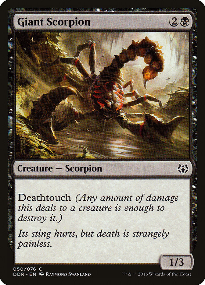 Giant Scorpion [Duel Decks: Nissa vs. Ob Nixilis] | Gamers Paradise