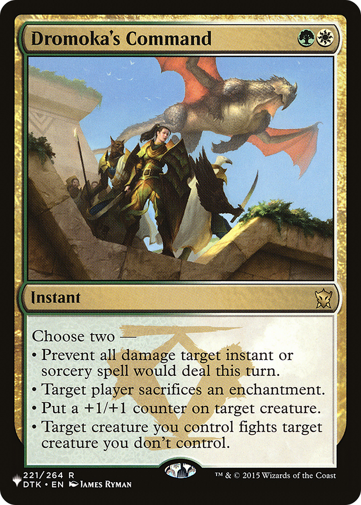Dromoka's Command [The List] | Gamers Paradise
