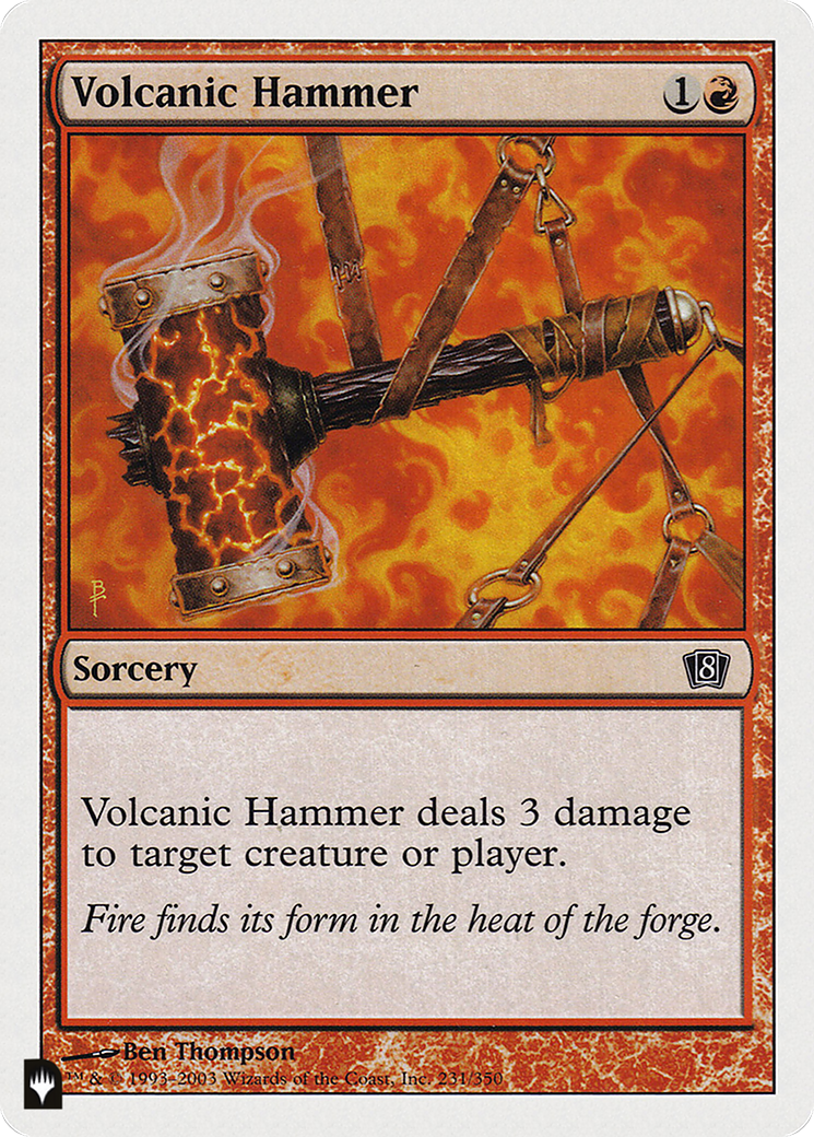 Volcanic Hammer [The List Reprints] | Gamers Paradise