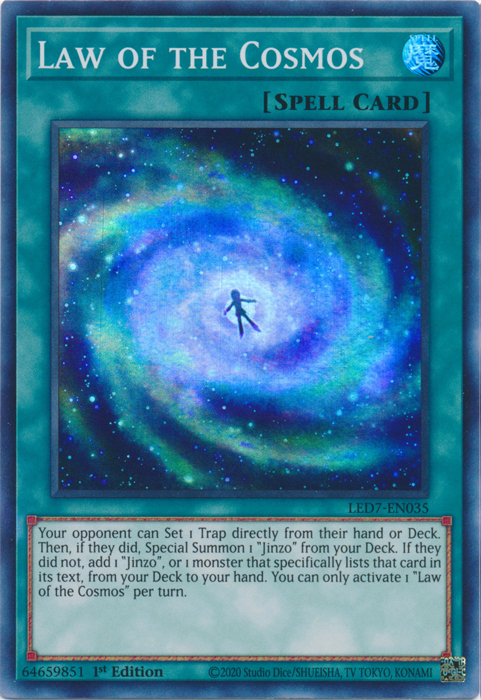 Law of the Cosmos [LED7-EN035] Super Rare | Gamers Paradise