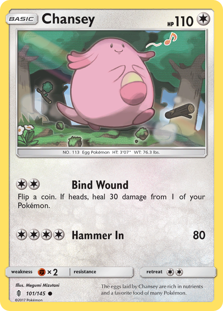 Chansey (101/145) [Sun & Moon: Guardians Rising] | Gamers Paradise