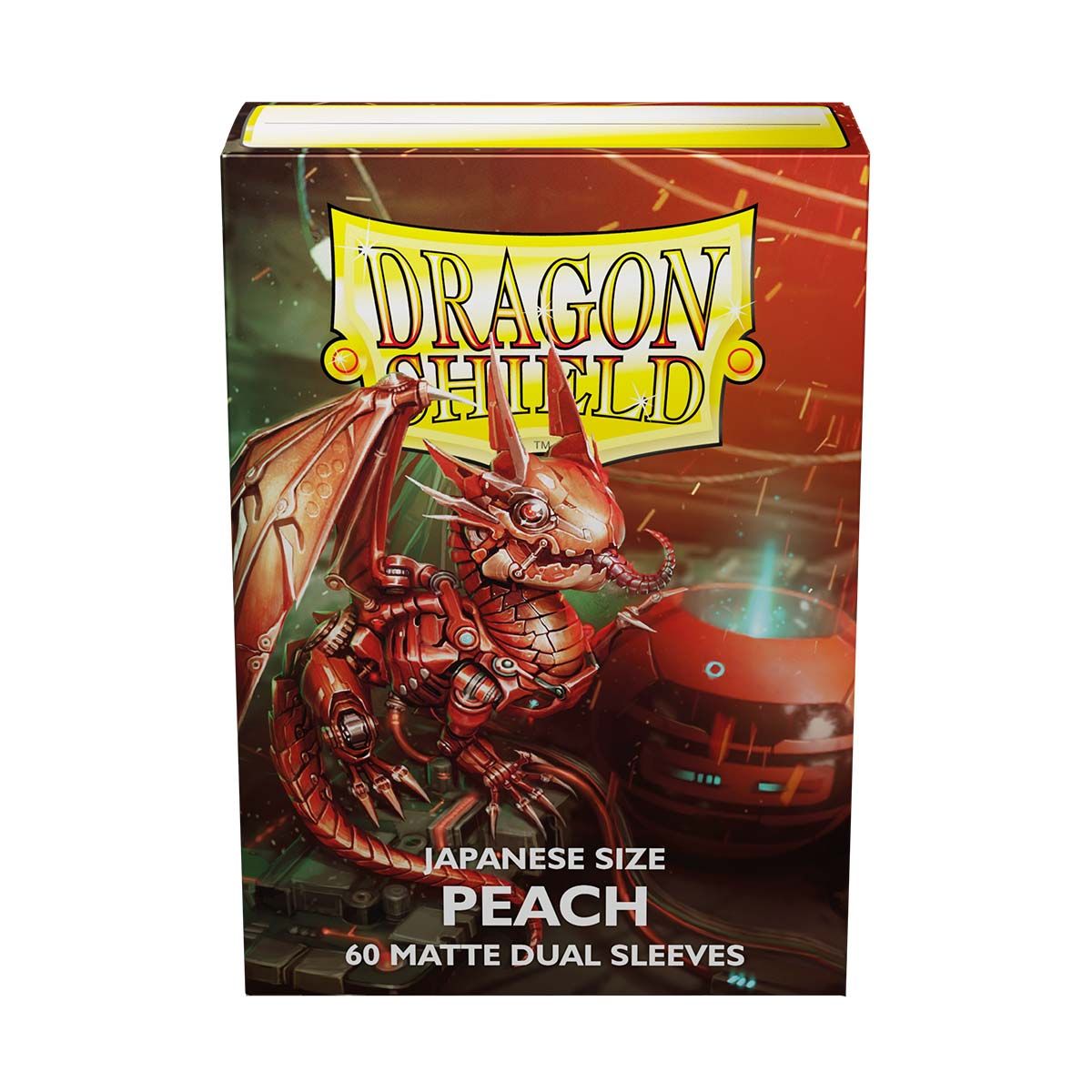 Dragon Shield: Japanese Size 60ct Sleeves - Peach (Dual Matte) | Gamers Paradise