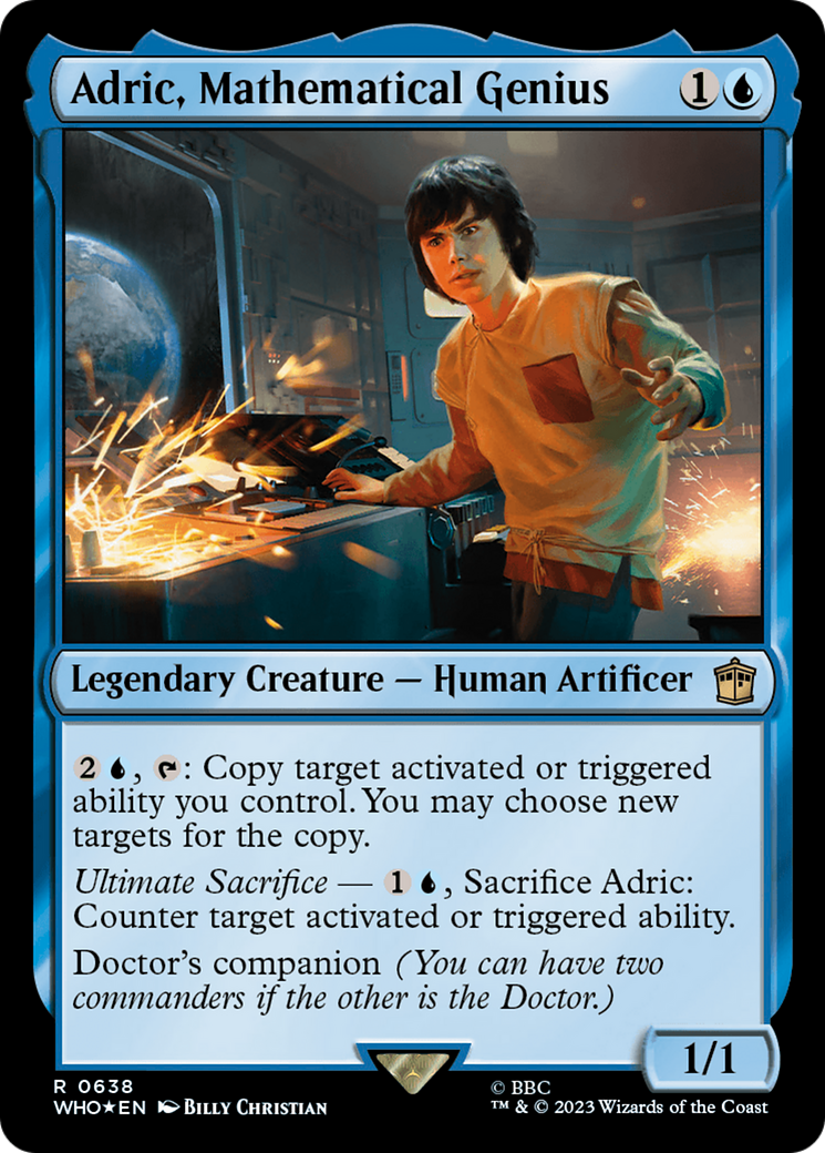 Adric, Mathematical Genius (Surge Foil) [Doctor Who] | Gamers Paradise