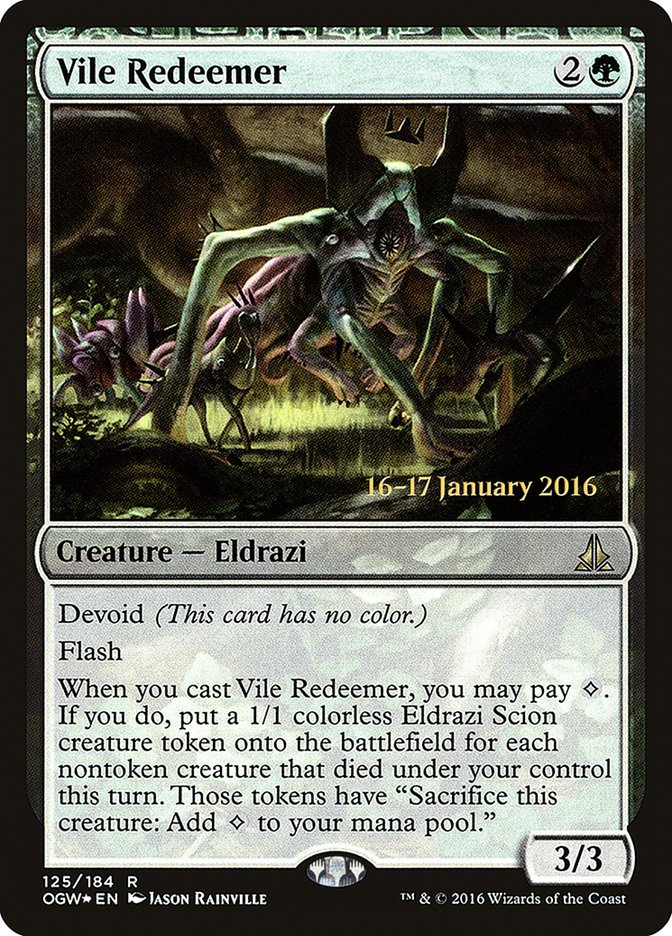 Vile Redeemer [Oath of the Gatewatch Prerelease Promos] | Gamers Paradise