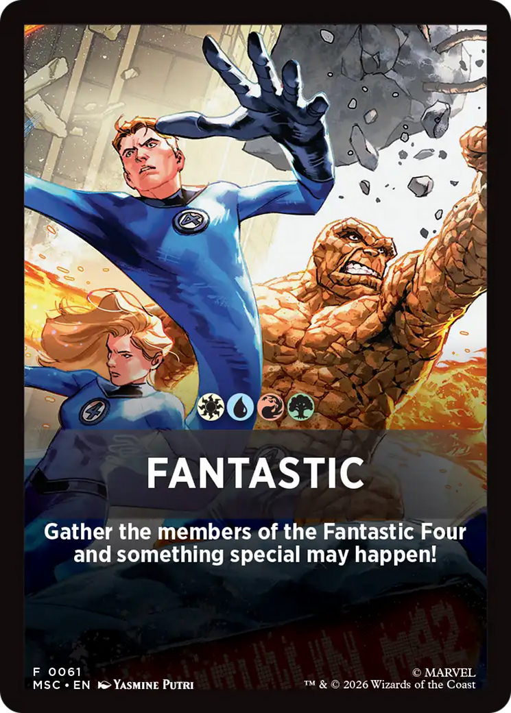 Fantastic Theme Card [Marvel Super Heroes Commander] | Gamers Paradise