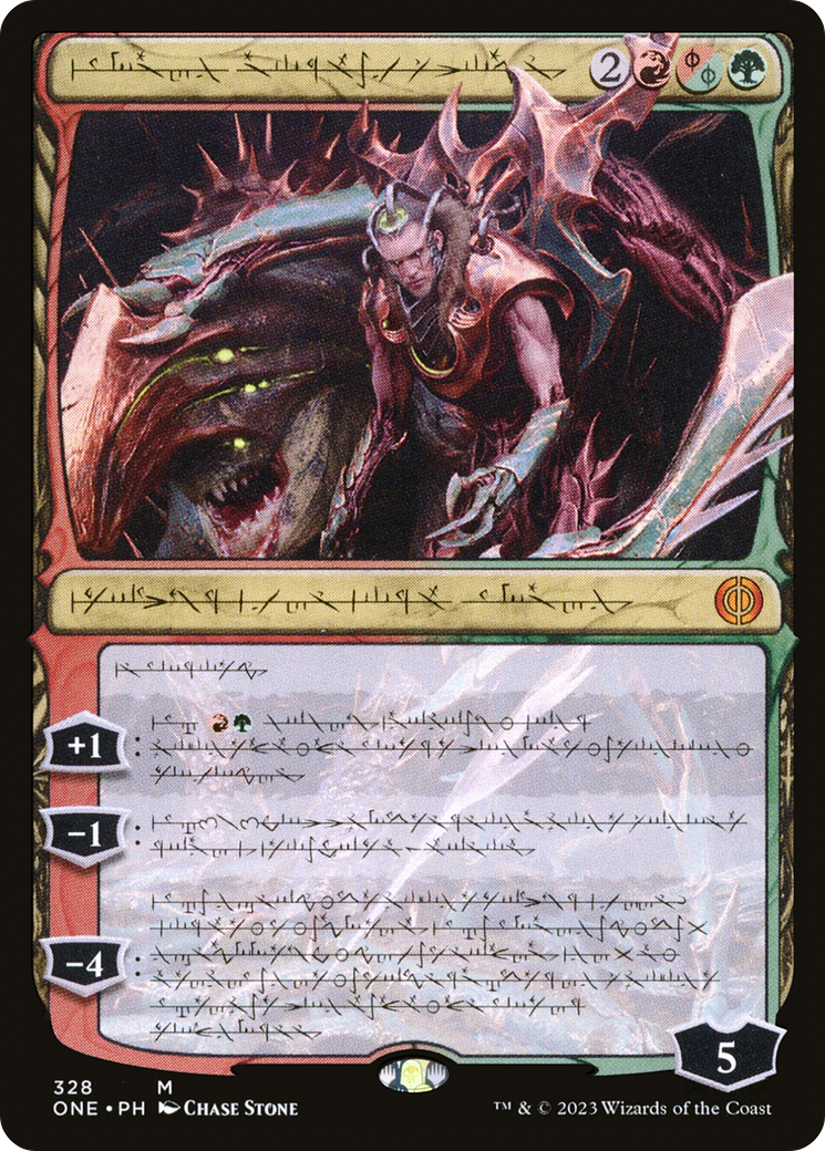Lukka, Bound to Ruin (Phyrexian) [Phyrexia: All Will Be One] | Gamers Paradise