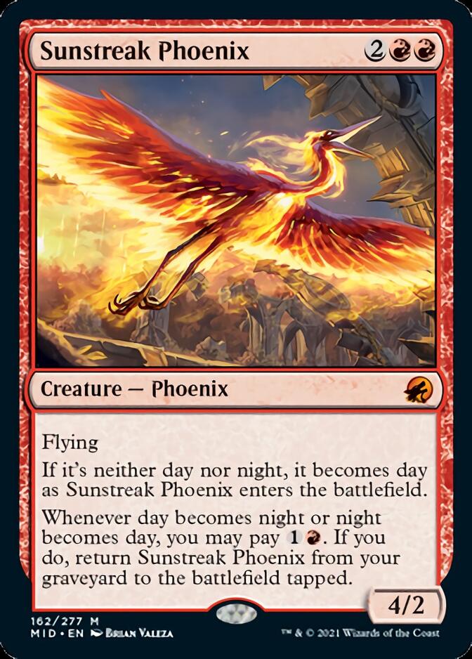Sunstreak Phoenix [Innistrad: Midnight Hunt] | Gamers Paradise